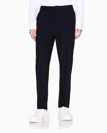 Tailored straight-leg trousers in wool blend Icon