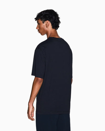 Regular fit cotton jersey t-shirt with a logo Icon