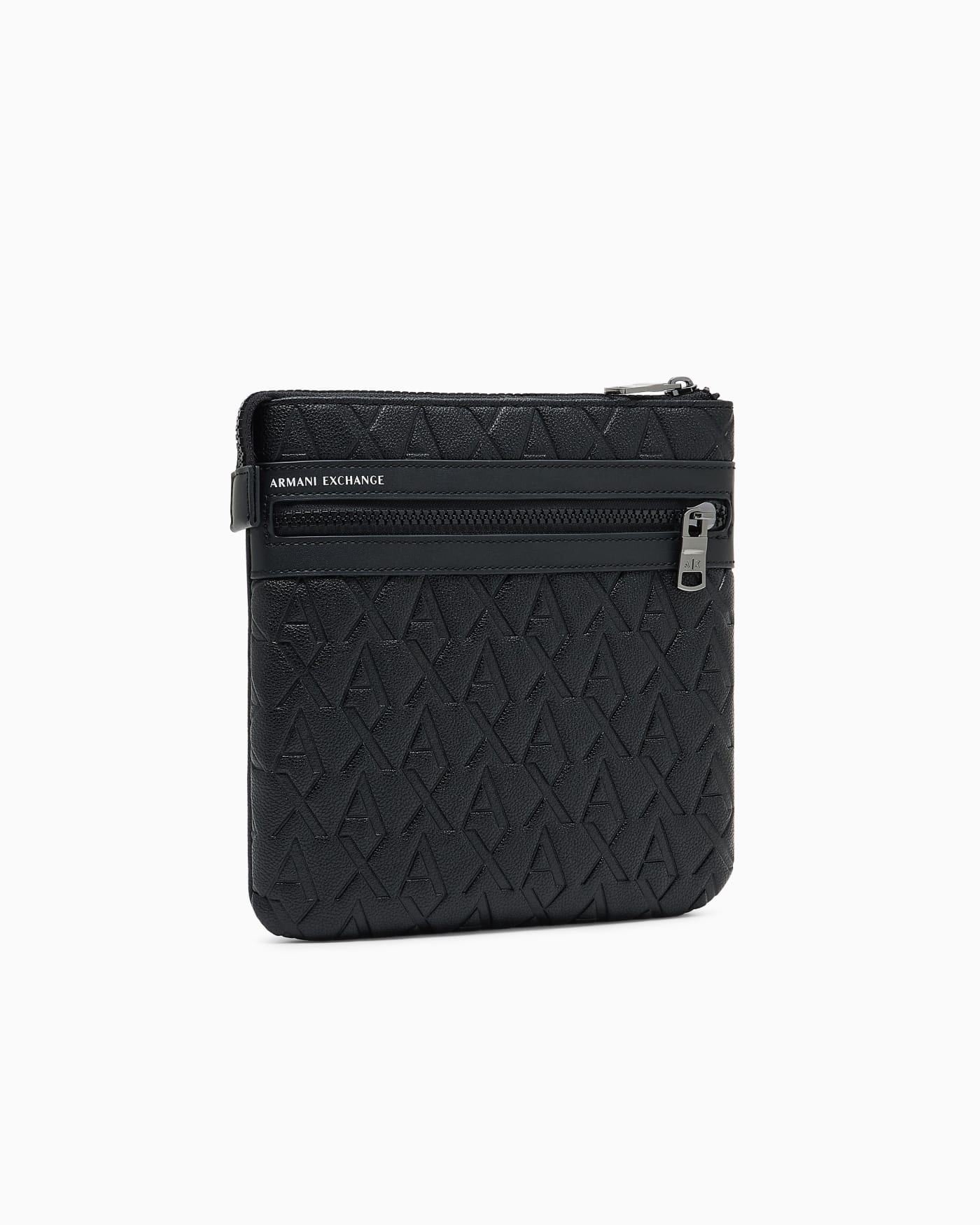 Crossbody bag embossed logo for man