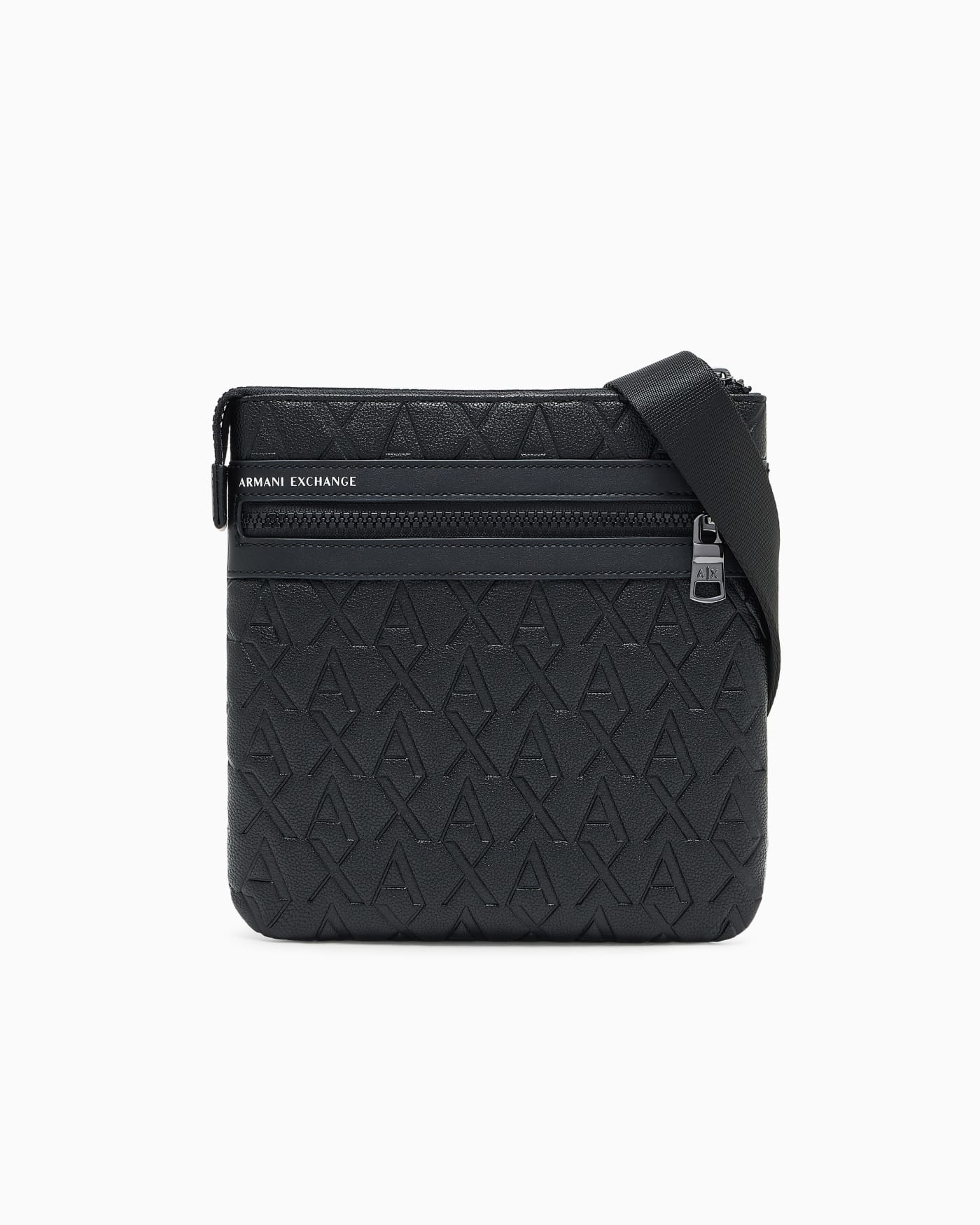 Crossbody bag embossed logo for man