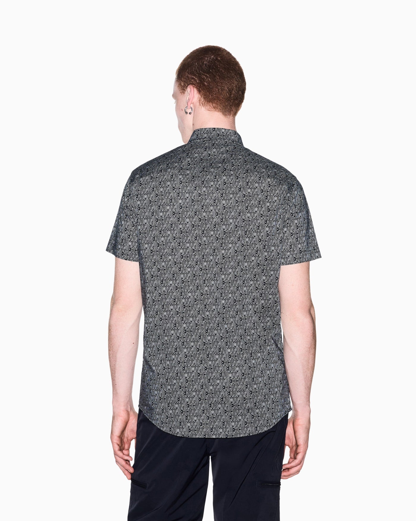 Shirt slim fit in stretch cotton poplin