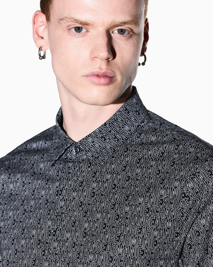 Shirt slim fit in stretch cotton poplin