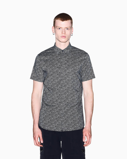 Shirt slim fit in stretch cotton poplin