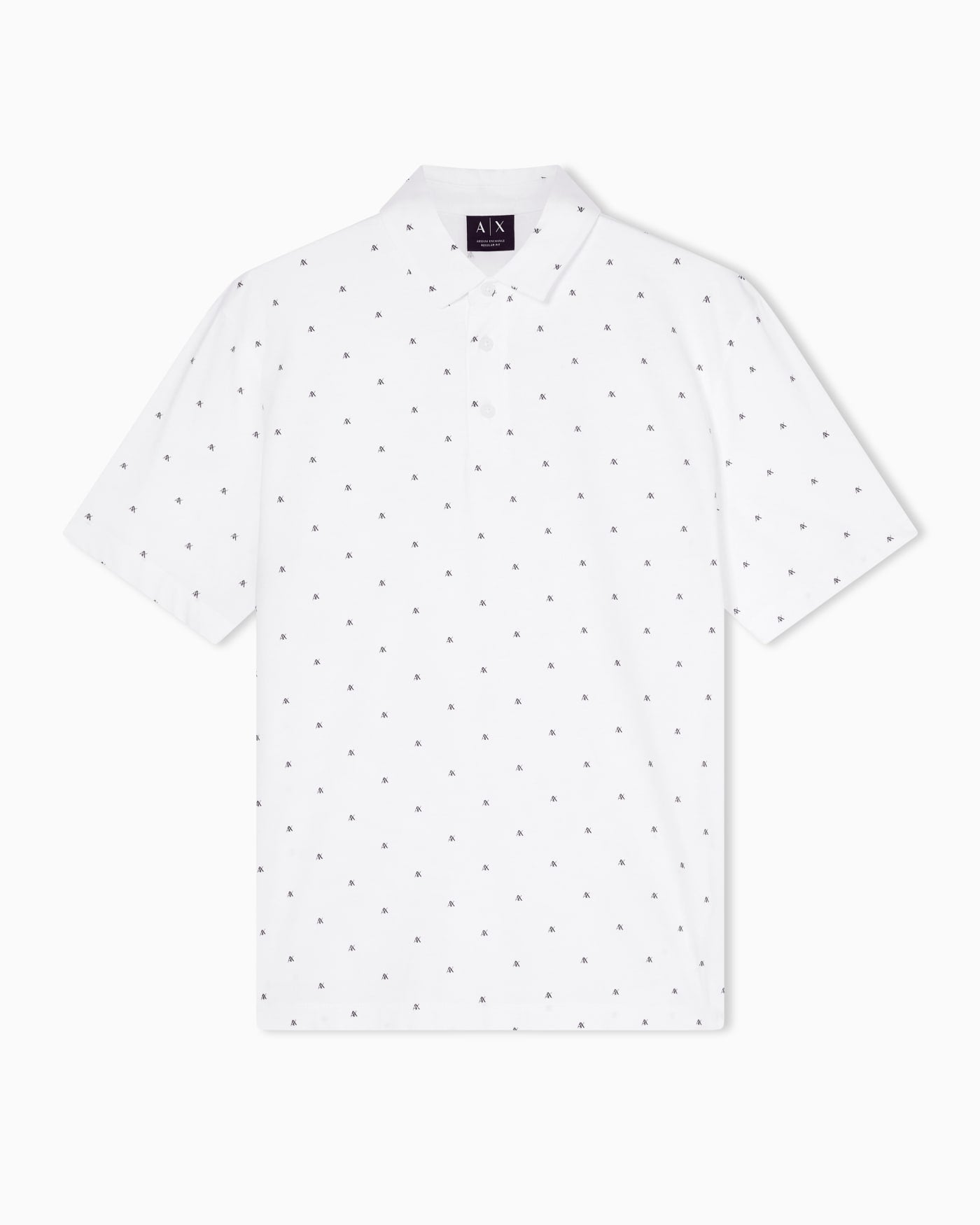 regular fit polo shirt in cotton jersey