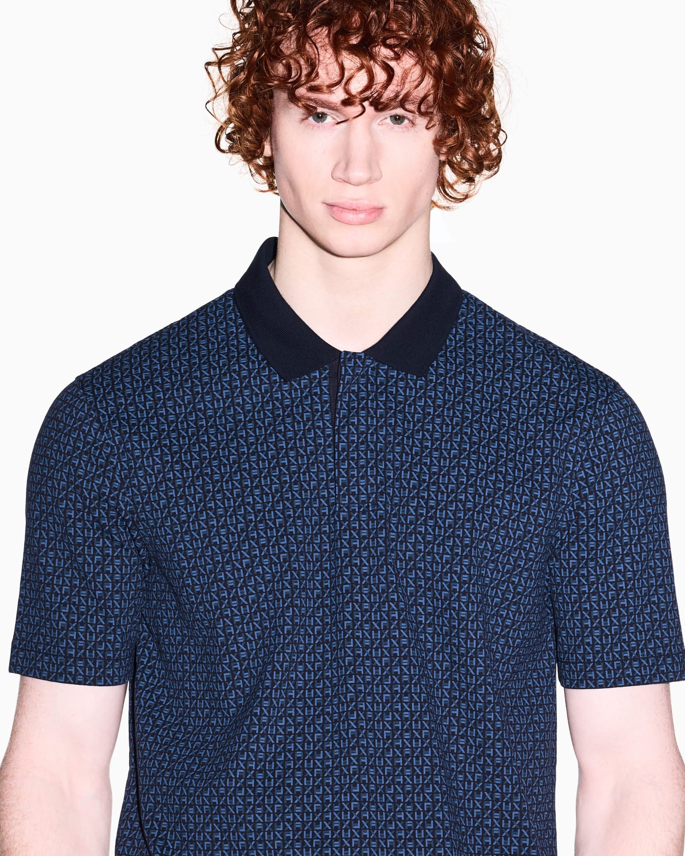 regular fit polo shirt in stretch cotton piqué