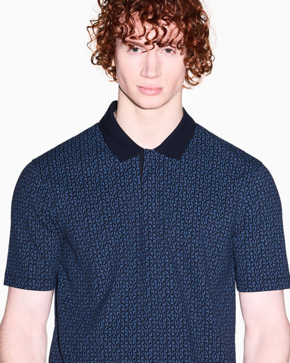 regular fit polo shirt in stretch cotton piqué