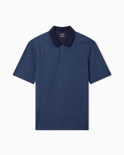 regular fit polo shirt in stretch cotton piqué