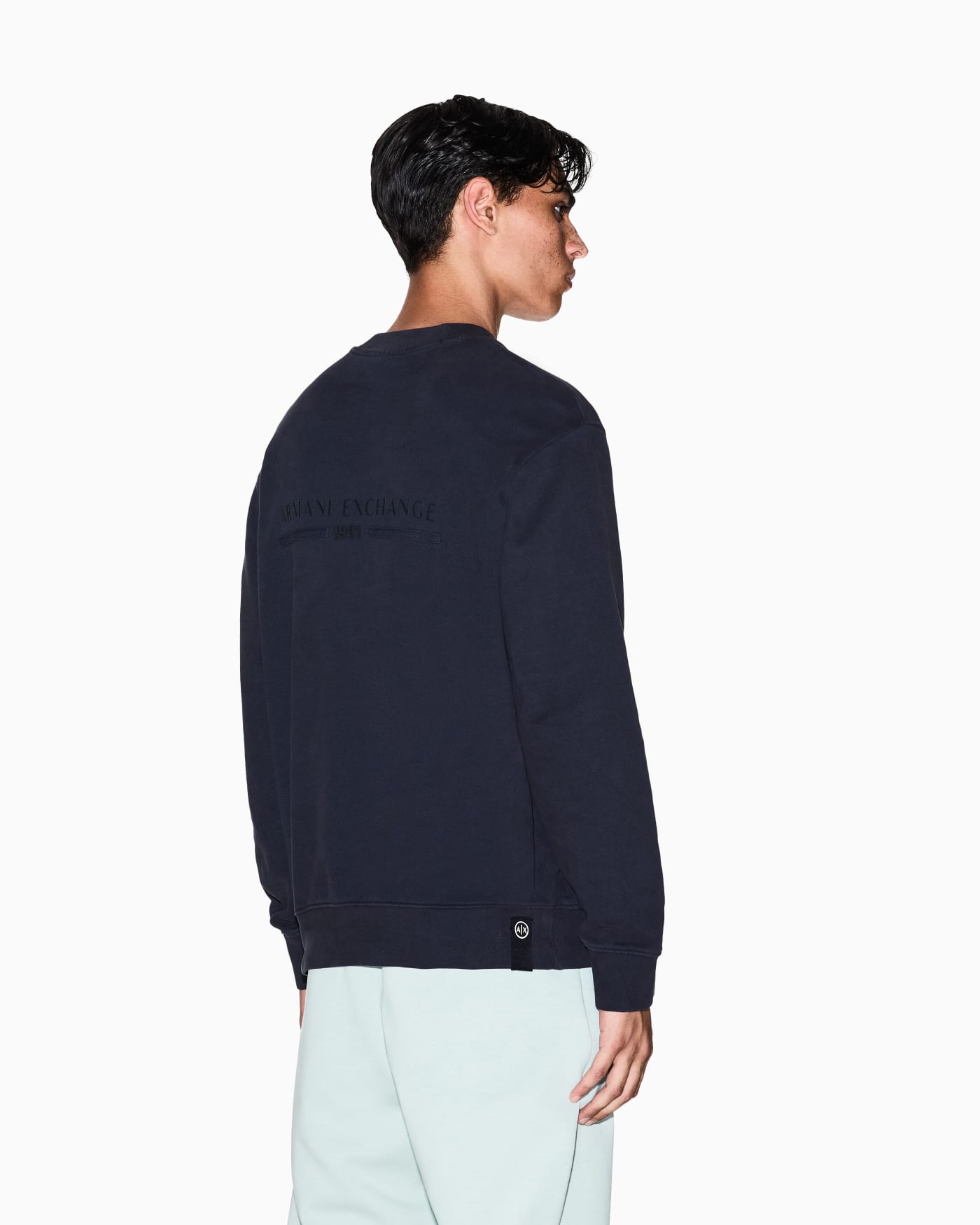 Garment-dyed cotton crewneck sweatshirt