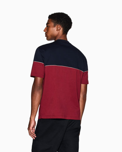 Regular fit two-tone T-shirt