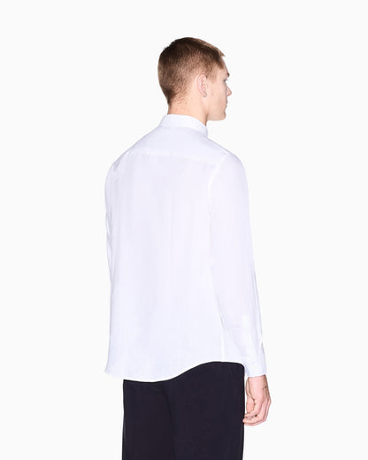 Long sleeve shirt linen regular fit man