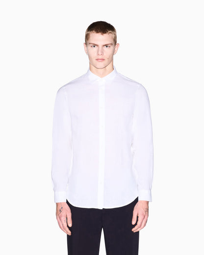 Long sleeve shirt linen regular fit man
