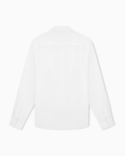 Long sleeve shirt linen regular fit man