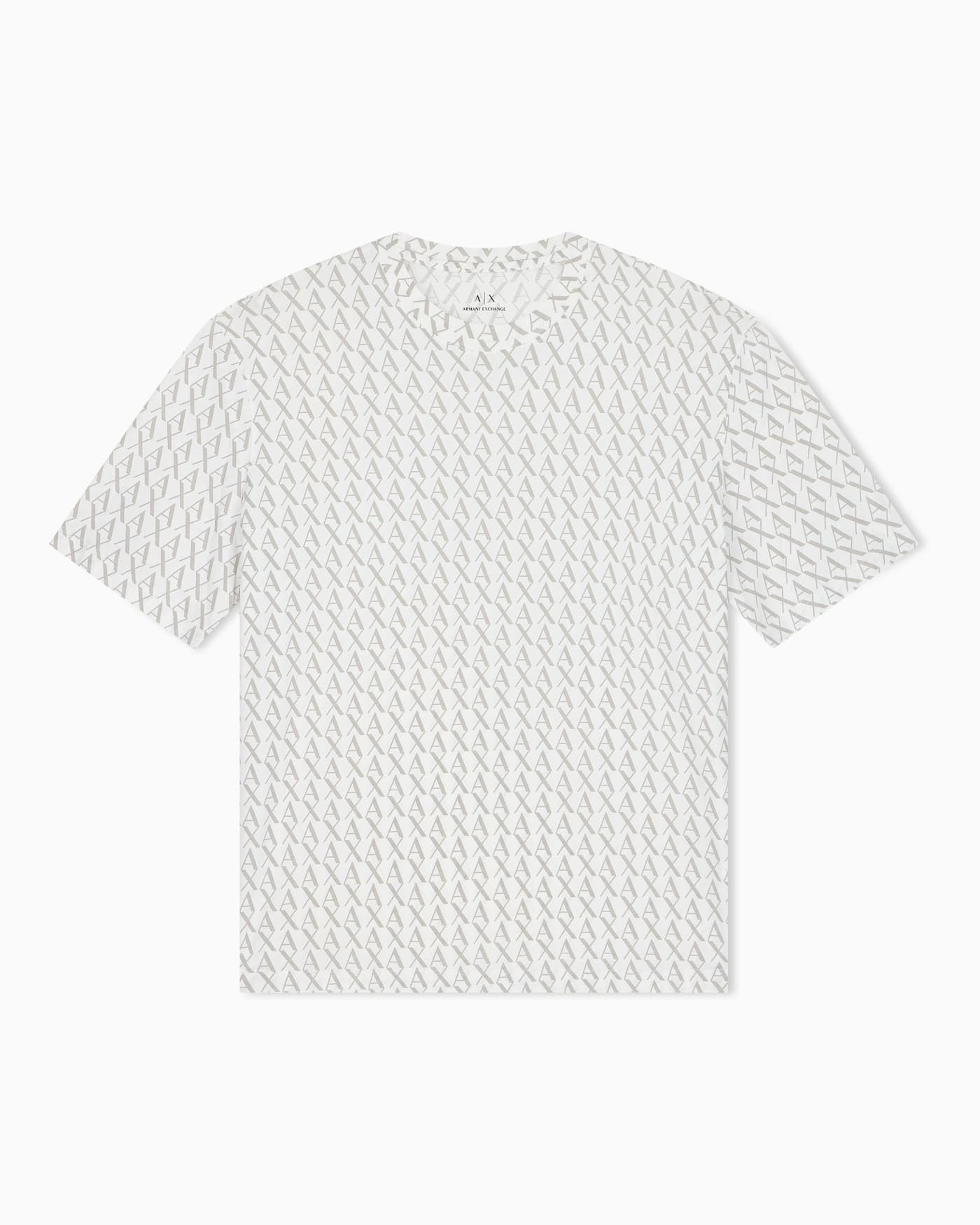 Allover monogram cotton t-shirt man