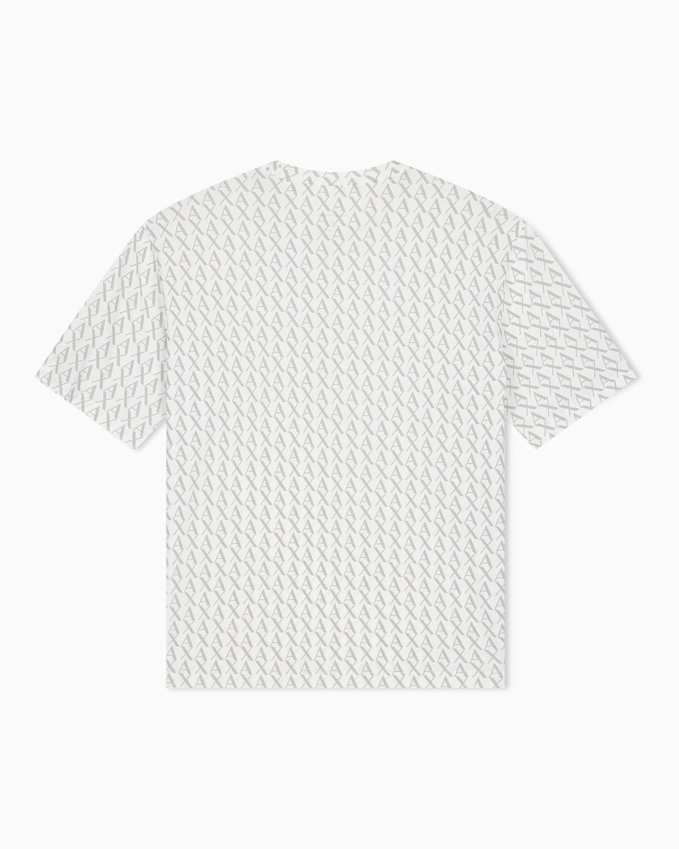 Allover monogram cotton t-shirt man