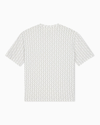 Allover monogram cotton t-shirt man