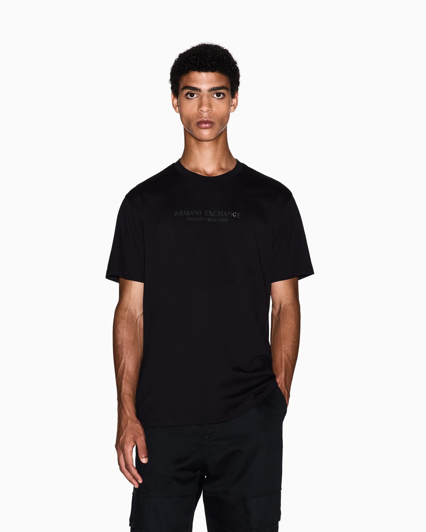 Regular fit t-shirt in cotton jersey with logo Essential