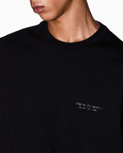 Regular fit cotton t-shirt with a chest logo Essential