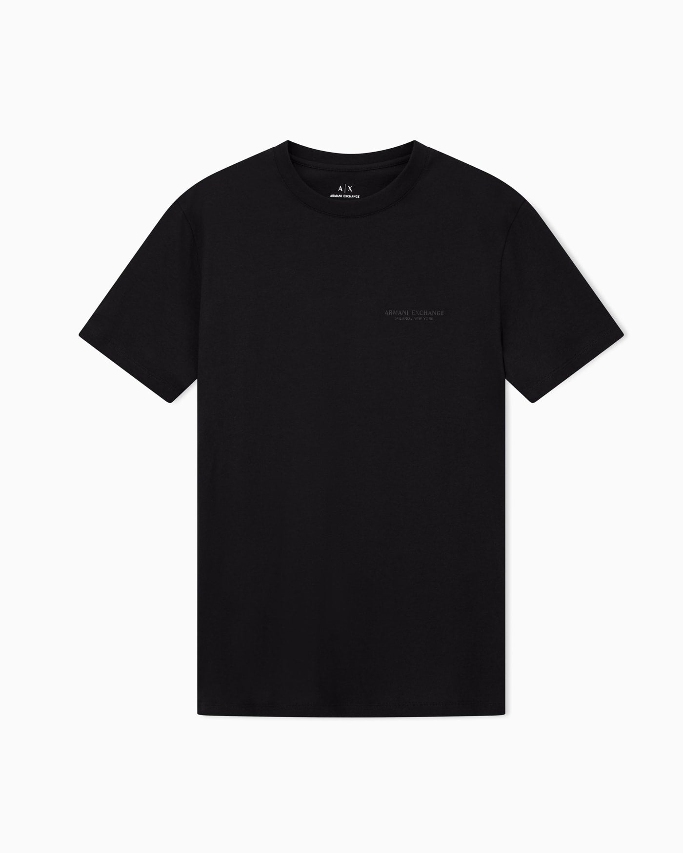 Regular fit cotton t-shirt with a chest logo Essential