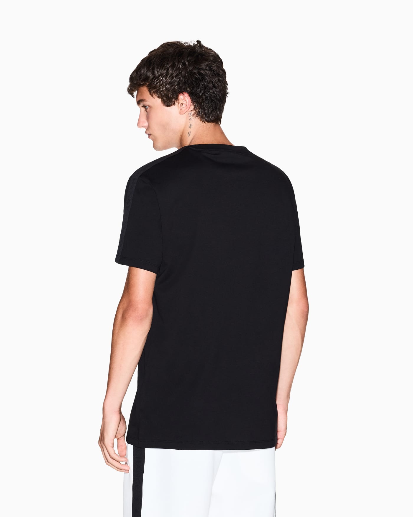 Regular fit cotton t-shirt with embossed logo Essential