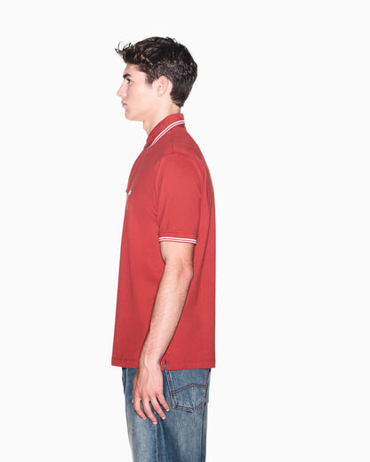 regular fit polo shirt in stretch cotton piquet