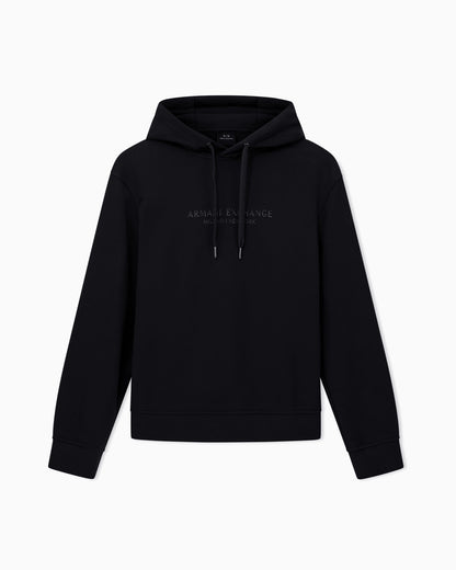 Regular fit French terry hoodie with a logo print Essential
