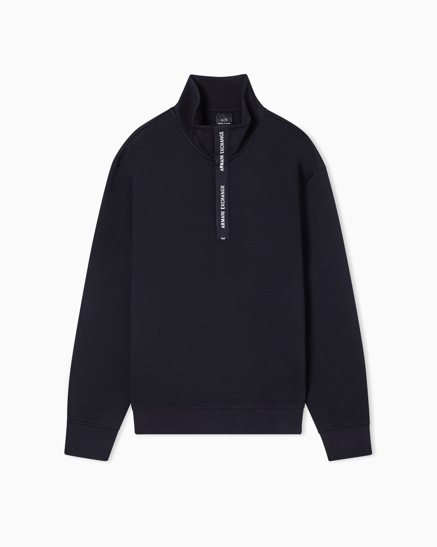 High-neck sweatshirt with zip