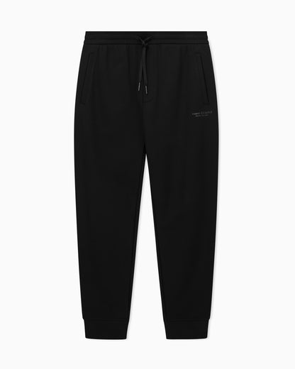 regular fit trousers in cotton French terry