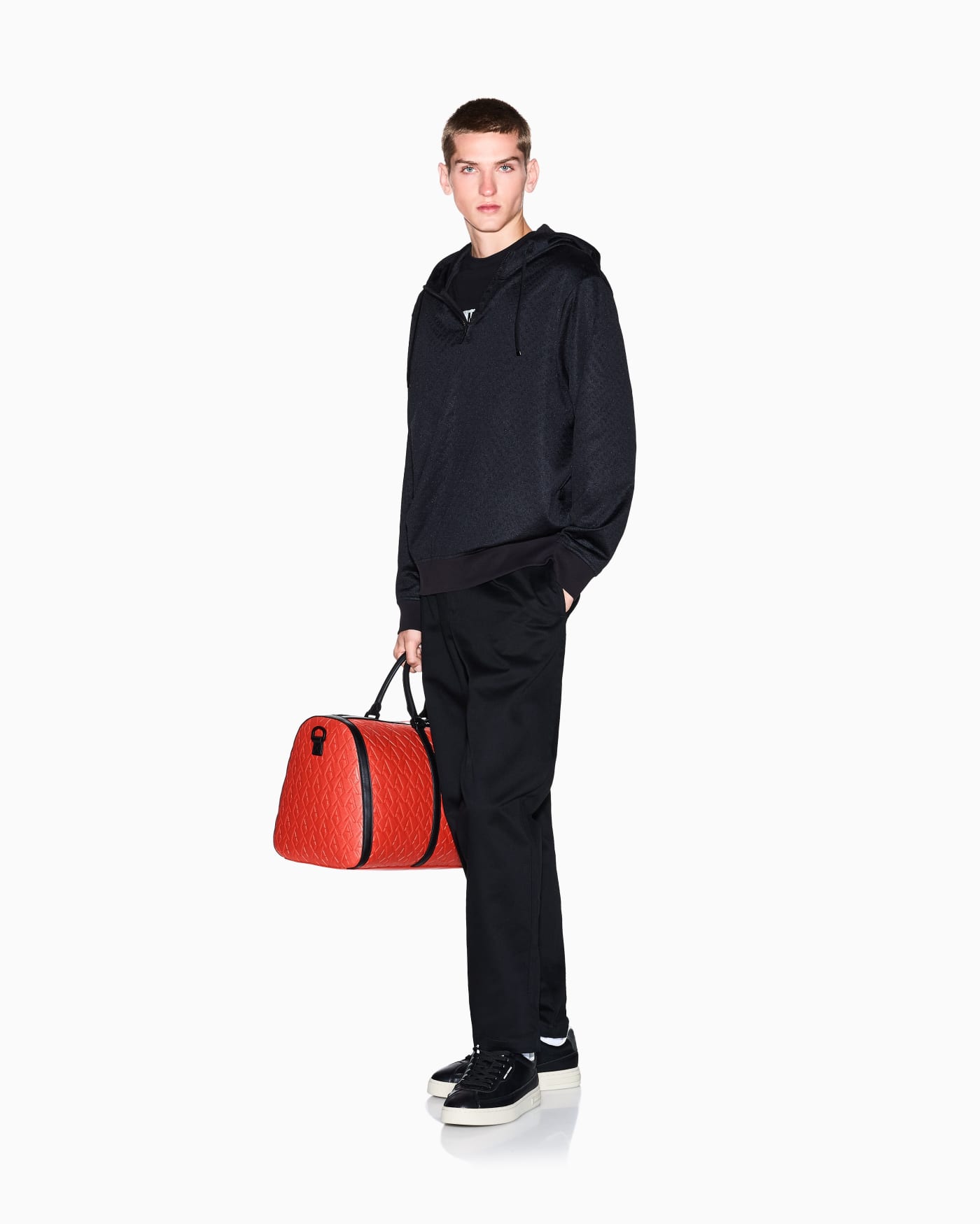 Micro texture hoodie