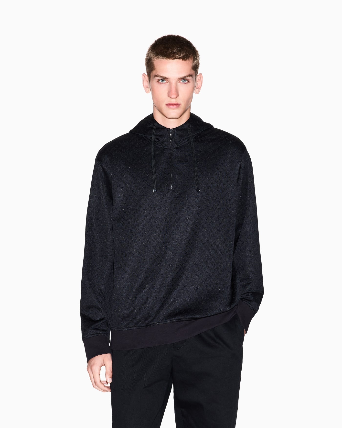 Micro texture hoodie