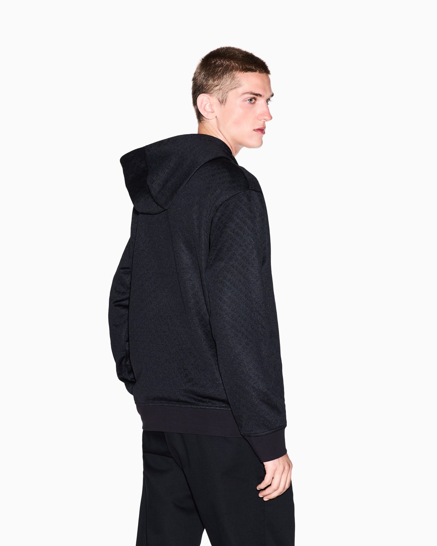 Micro texture hoodie