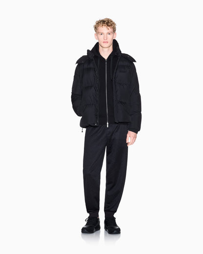 Micro-textured jogger pants