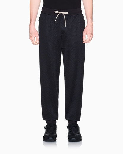 Micro-textured jogger pants