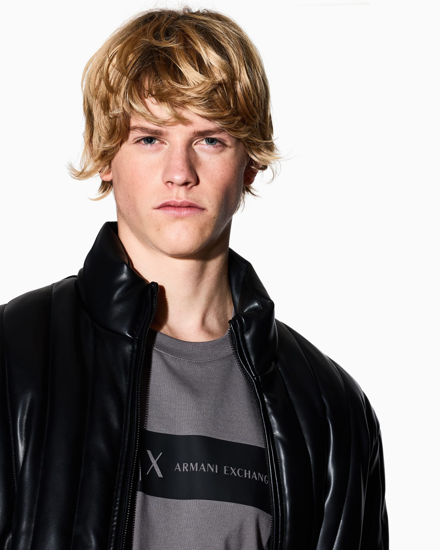 Regular fit T-shirt with rectangular logo