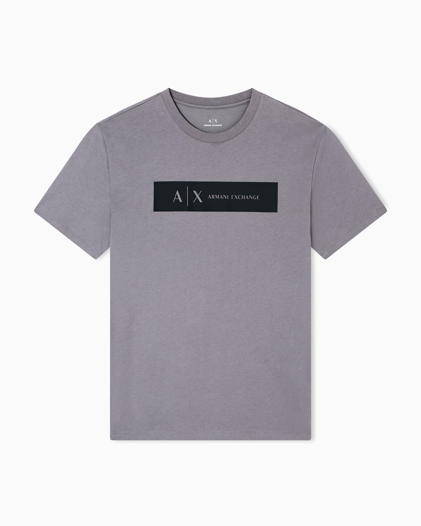 Regular fit T-shirt with rectangular logo