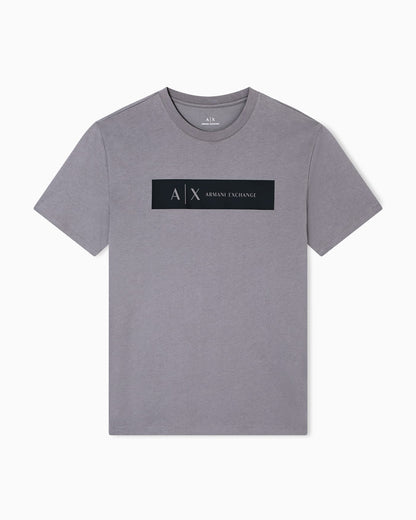 Regular fit T-shirt with rectangular logo