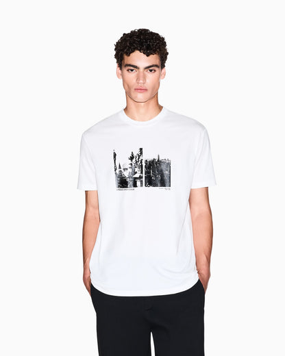 Regular fit T-shirt with city print