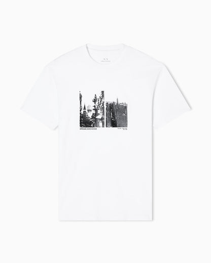 Regular fit T-shirt with city print