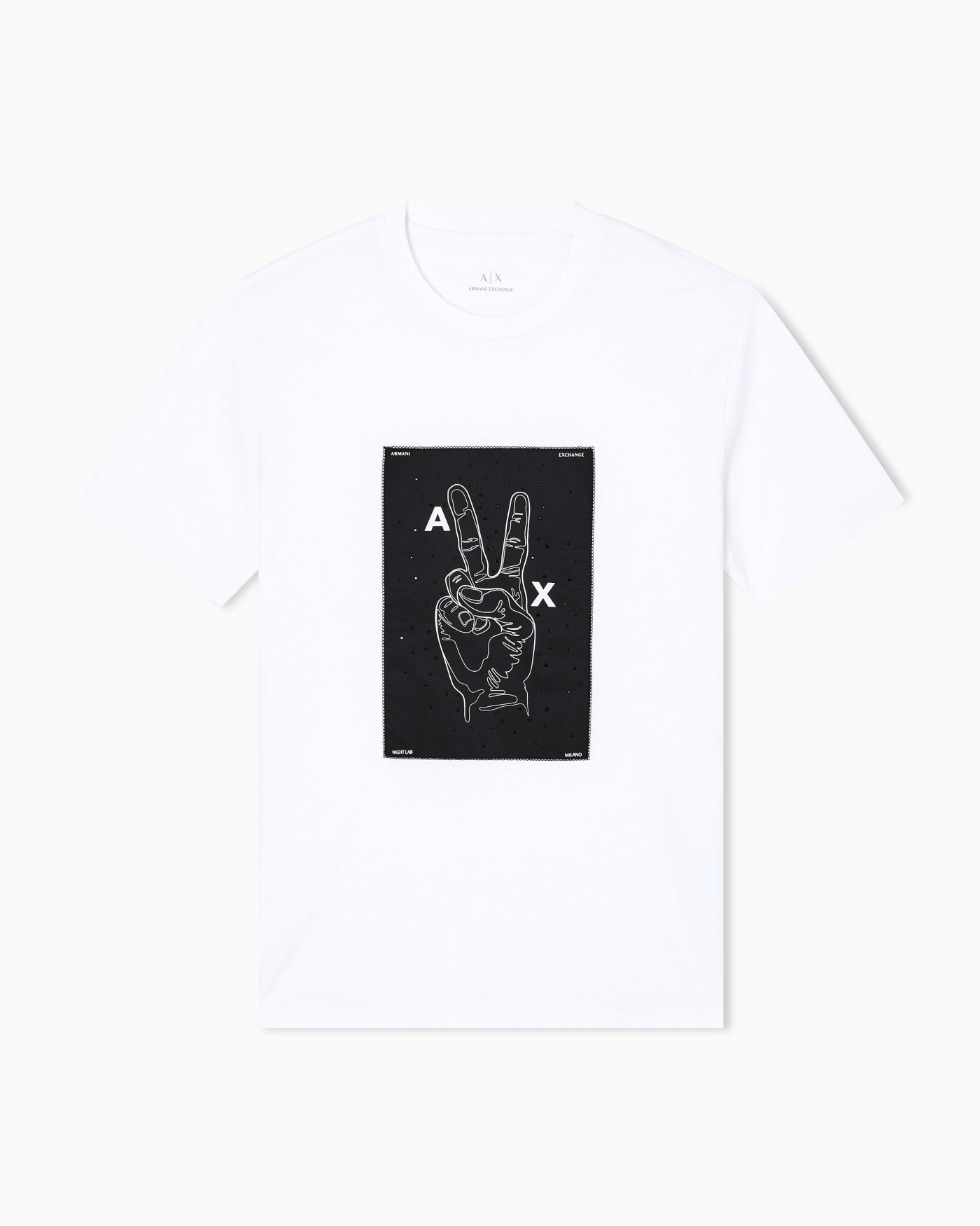 Cotton T-shirt with graphic application