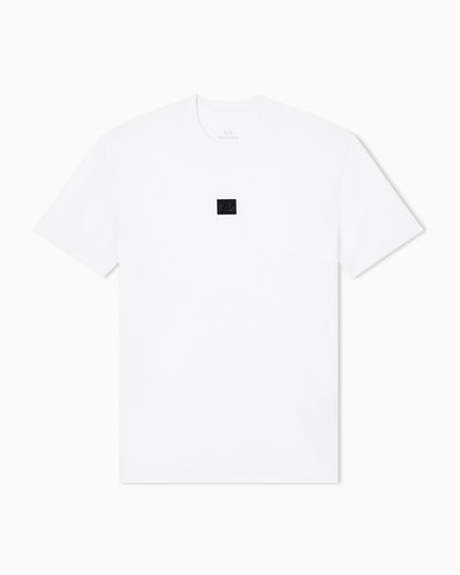 T-shirt with logo patch