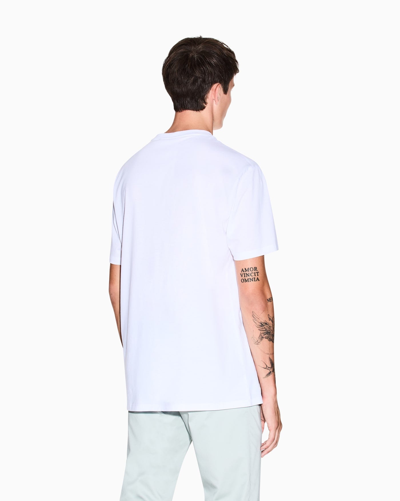 T-shirt with logo patch