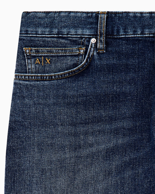 5 pockets pant slim fit stretch cotton denim