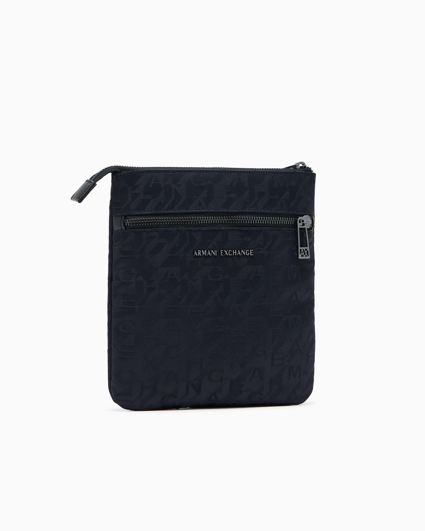 Crossbody bag in geometric texture