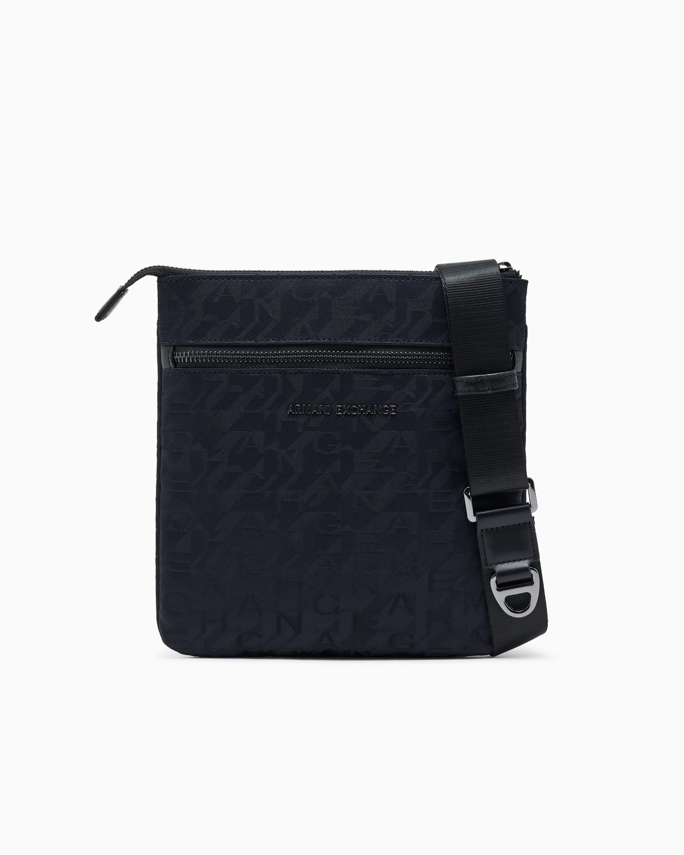 Crossbody bag in geometric texture