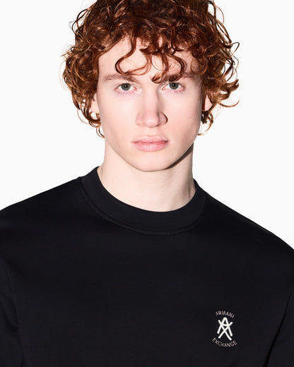 Crewneck sweatshirt with logo