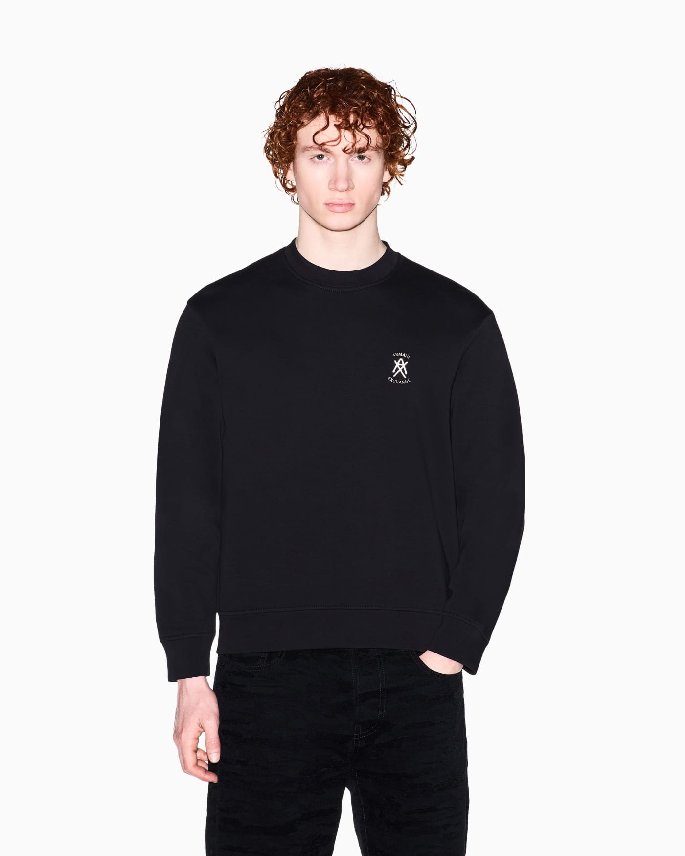 Crewneck sweatshirt with logo