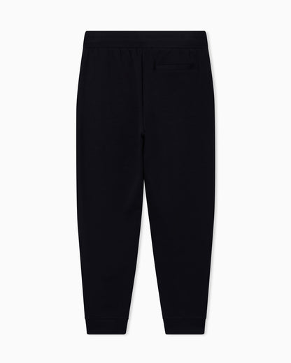 Jogger pants with metal logo