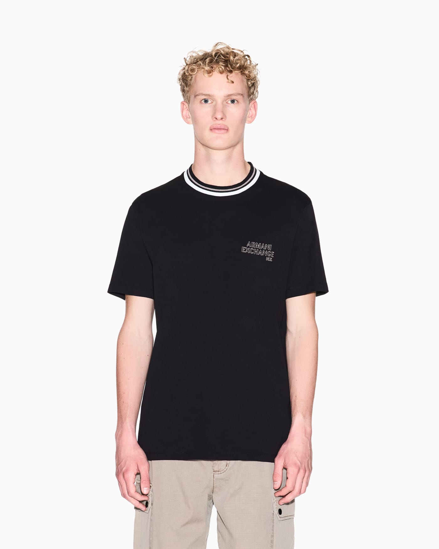 Regular Fit T-Shirt with contrasting profile