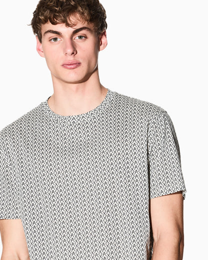 Regular Fit Jersey T-Shirt with allover logo