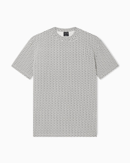Regular Fit Jersey T-Shirt with allover logo