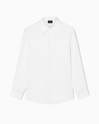 Regular fit shirt in viscose twill